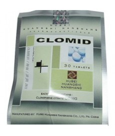 CLOMID 30 tabs x 50mg Clomiphene"
