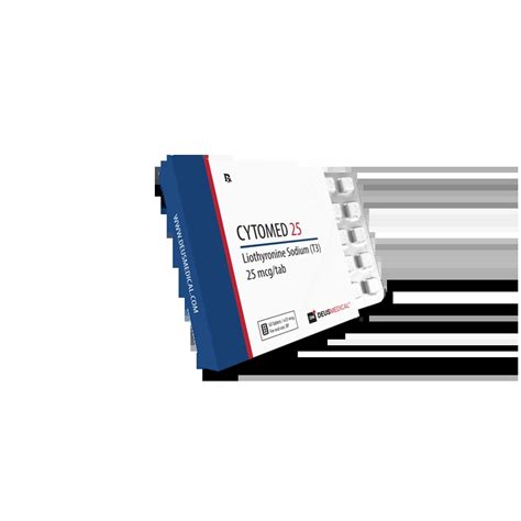 Liothyronine Sodium (T3) Deus Medical CYTOMED 25 steroidy